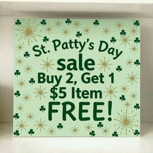 St. Patty's Day Sale Sign